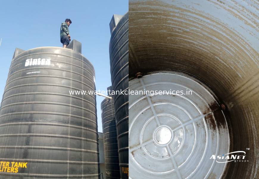 Sintex Tank Before Cleaning